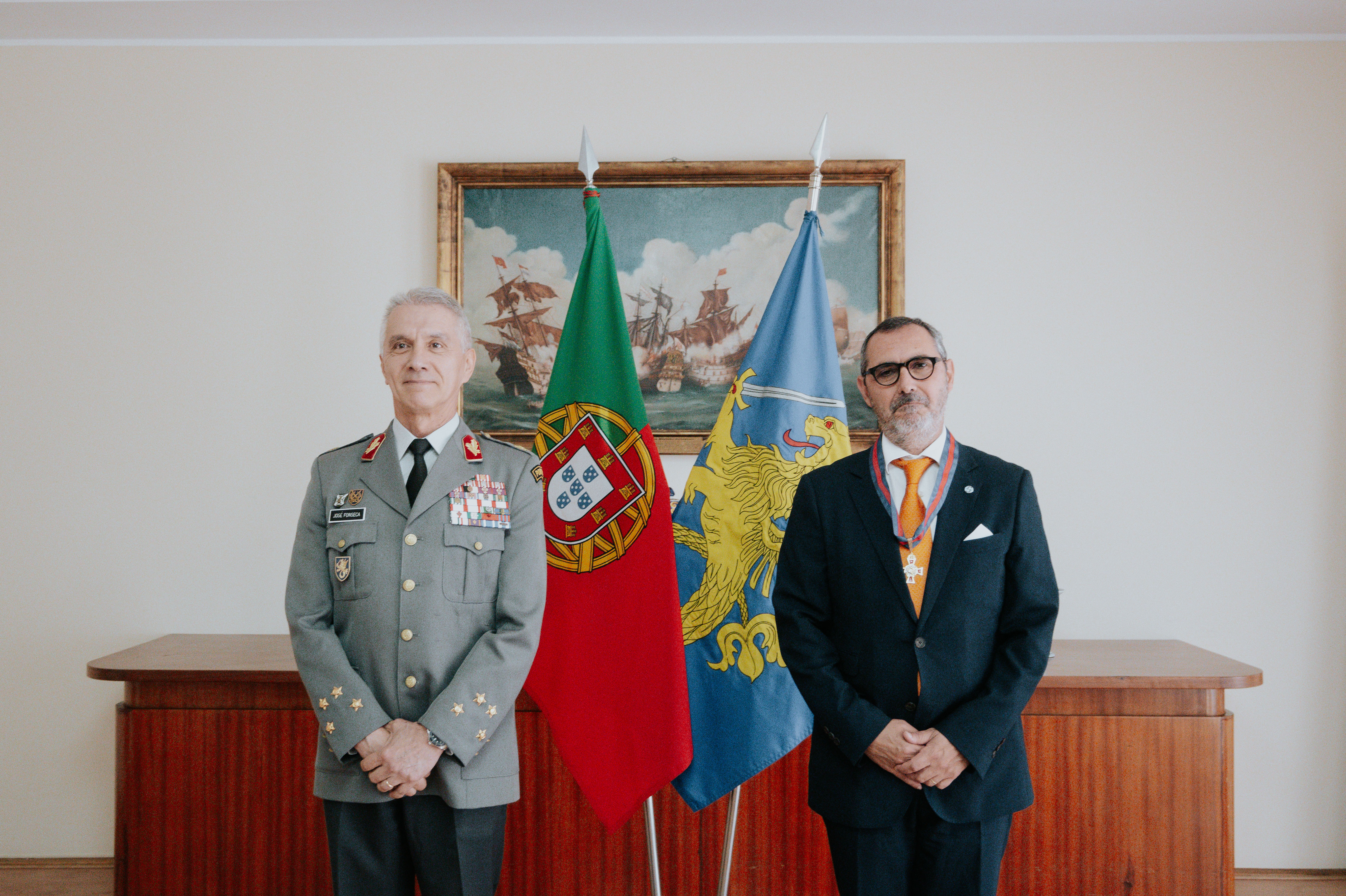 CEMGFA HOMENAGEIA EMBAIXADOR PAULO VIZEU PINHEIRO