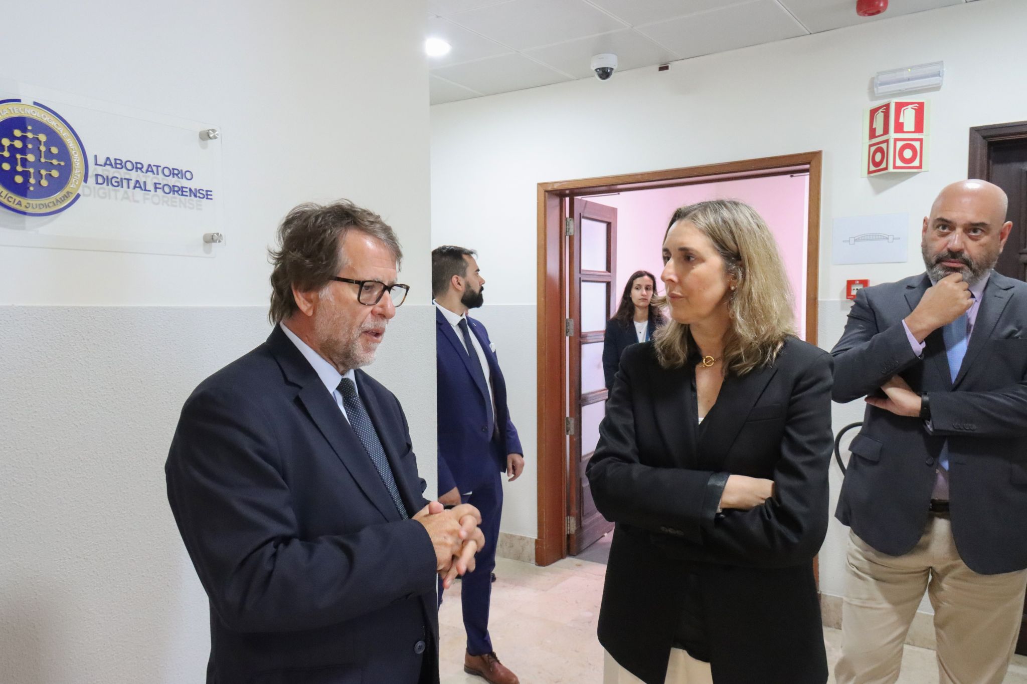 Visita à Polícia Judiciária