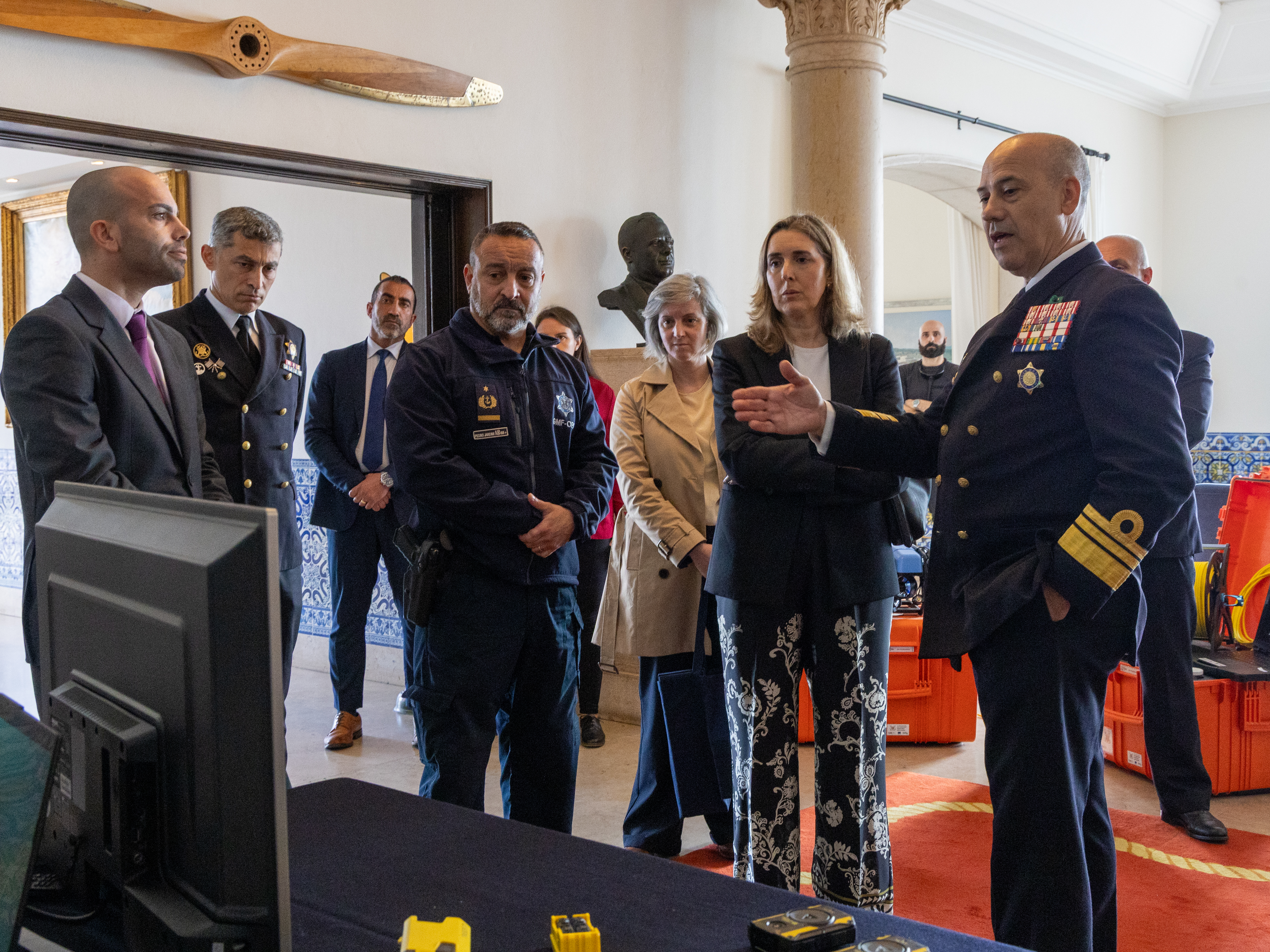 Visita à Polícia Marítima
