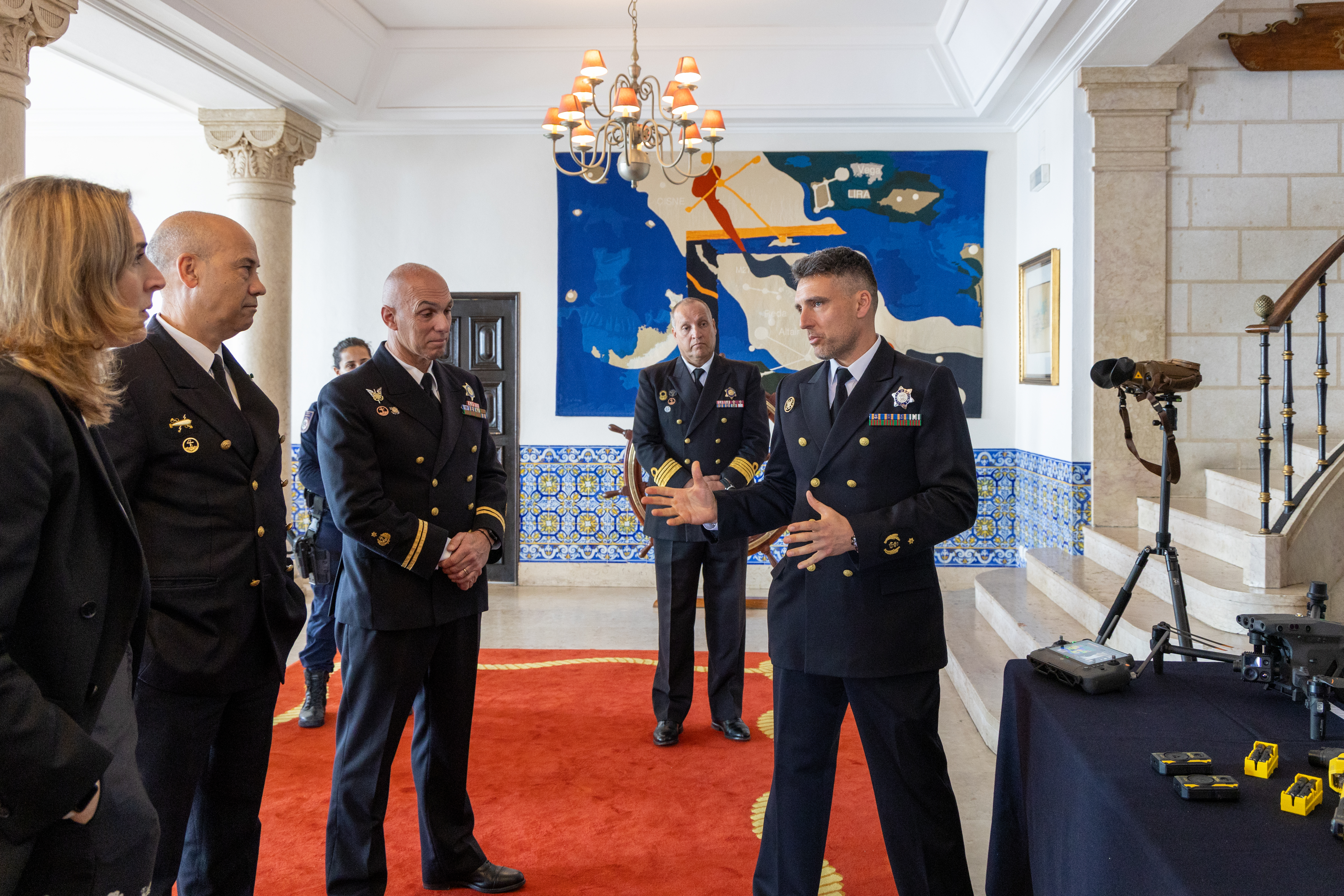 Visita à Polícia Marítima